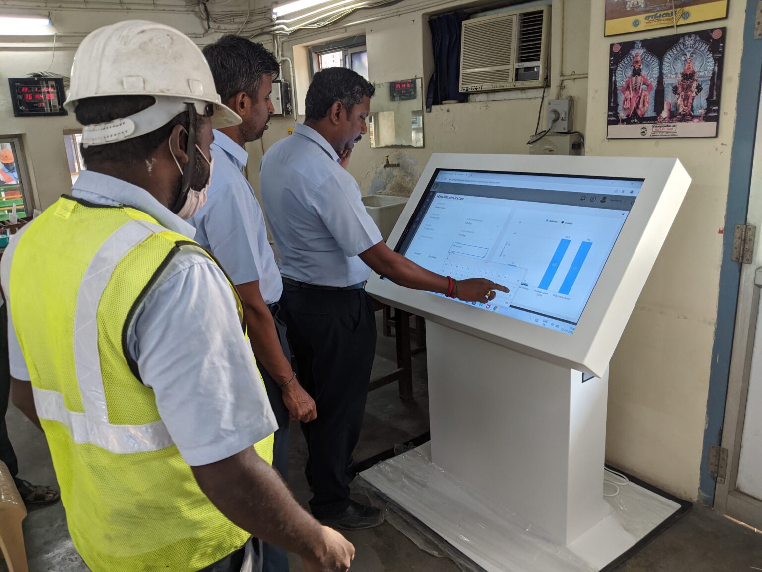 Safety Training Kiosk Safety Induction Visitor Registration Kiosk